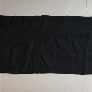Laniticio Alfredo Pria 100% Cashmere Black Scarf Shawl